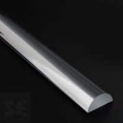 Media caña Metacrilato transparente