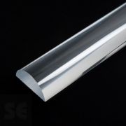 Media caña Metacrilato transparente