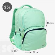 Mochila Escolar S.1918 Verde 25 l