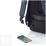 Mochila Antirrobo Bobby Hero Mediana Azul Marino