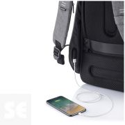 Mochila Antirrobo Bobby Hero Mediana Gris