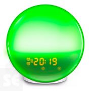 Muvit iO Lámpara RGB Luz Ambiente y Despertador con Radio FM