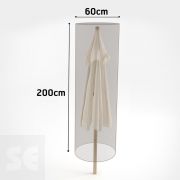 Funda parasol visón 60x200 cm Covertop