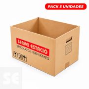 Pack 5 Cajas Mudanzas Servei Estació 480x320x335mm