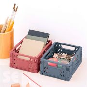 Pack 2 Cajas Plegables Azul 29x21x12 cm