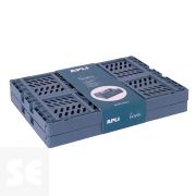 Pack 2 Cajas Plegables Azul 29x21x12 cm