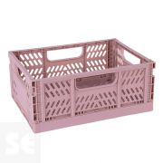 Pack 2 Cajas Plegables Gris 29x21x12 cm