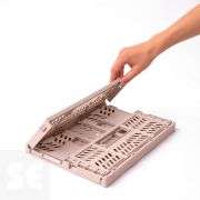 Pack 2 Cajas Plegables Gris 29x21x12 cm