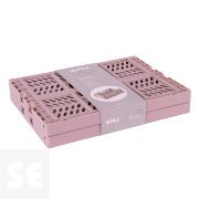 Pack 2 Cajas Plegables Gris 29x21x12 cm