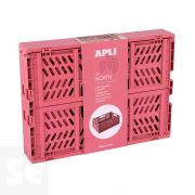 Pack 2 Cajas Plegables Rosa 29x21x12 cm