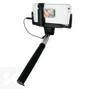 Palo Selfie Jack hasta 6,2 Negro Muvit 3,5 mm