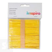 Palos de Polo Madera Amarillo 114x10x2mm. 50u. 103101