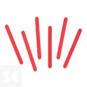 Palos de Polo Madera Rojo 114x10x2mm. 50u. 103103