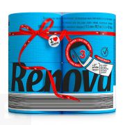 Papel Higiénico Renova Redlabel Maxi Azul 4 Rollos