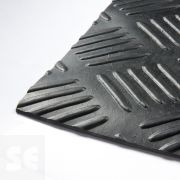 Pavimento de goma damero colores 3mm. (a metros)