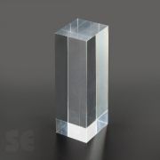 Peana maciza de Metacrilato transparente