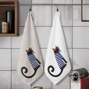 Paño Cocina Perros y Gatos 50x50 cm