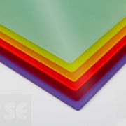 Plancha de Metacrilato satinado translúcido colores