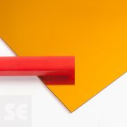 Plancha Poliestireno espejo oro (1 mm)