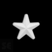 Estrella de corcho blanco de 15 cm