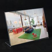 Portafotos de Metacrilato transparente horizontal