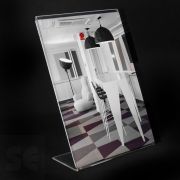 Portafotos de Metacrilato transparente vertical