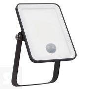 Proyector Osram Exterior 20w Negro con Sensor Mov. 3000k