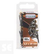 Punta Acero 2,0x25mm. (50u.)