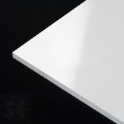 Plancha PVC rígido satinado blanco