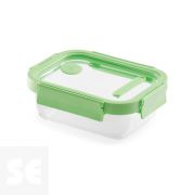 Recipiente Hermético 100% Vidrio Rectangular 640ml