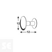 Remaches Hueco Niquelado 12/12 Stahl Vni (16 uds.)