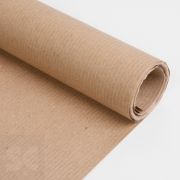 Rollo de papel Kraft marrón. Embalaje y manualidades