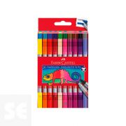 Estuche Rotuladores Dos Puntas Fina y Gruesa 20u