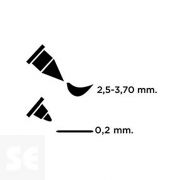 Rotuladores Ilustración Memento Noche Fiesta 4u. 3,7/0,2mm.