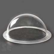 Semiesfera de Metacrilato transparente con borde