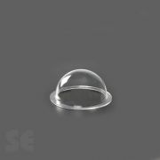 Semiesfera de Metacrilato transparente con borde