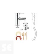 Monomando grifo lavabo Skagen Cromado