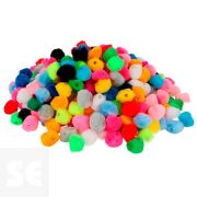 Maxi Pack Pompones para Enfilar Surtidos 25mm 600u.