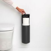 Dispensador Rollos de Papel Wc Mineral Gris Infinito