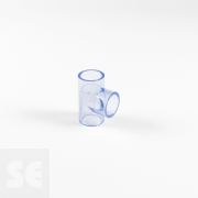 T de PVC transparente alimentaria