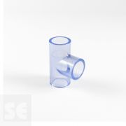 T de PVC transparente alimentaria