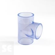 T de PVC transparente alimentaria