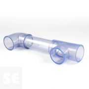 T de PVC transparente alimentaria