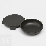 Táper Redondo Hermético Dark Grey 1 l