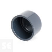 Tapón de PVC gris hembra encolar
