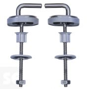 Bisagras Tapa WC Acero Inoxidable fijación