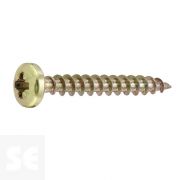 Tirafondos Galvanizado Cabeza Redonda 4,0x30mm. (16u.)