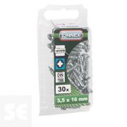 Tornillo Madera Cabeza Ovalada 3,5x16mm. P (30u.)