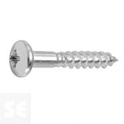Tornillo Madera Cabeza Redonda Galvanizado 5x30mm. (10u.)
