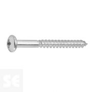 Tornillo Madera Cabeza Redonda Galvanizado 5x50mm. (8u.)